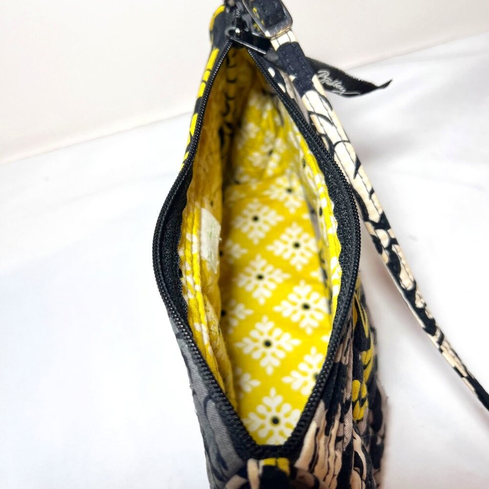 Vera Bradley (Retired) Baroque Small Purse-Black/Gold-Cloth-Pleated - Picture 13 of 15